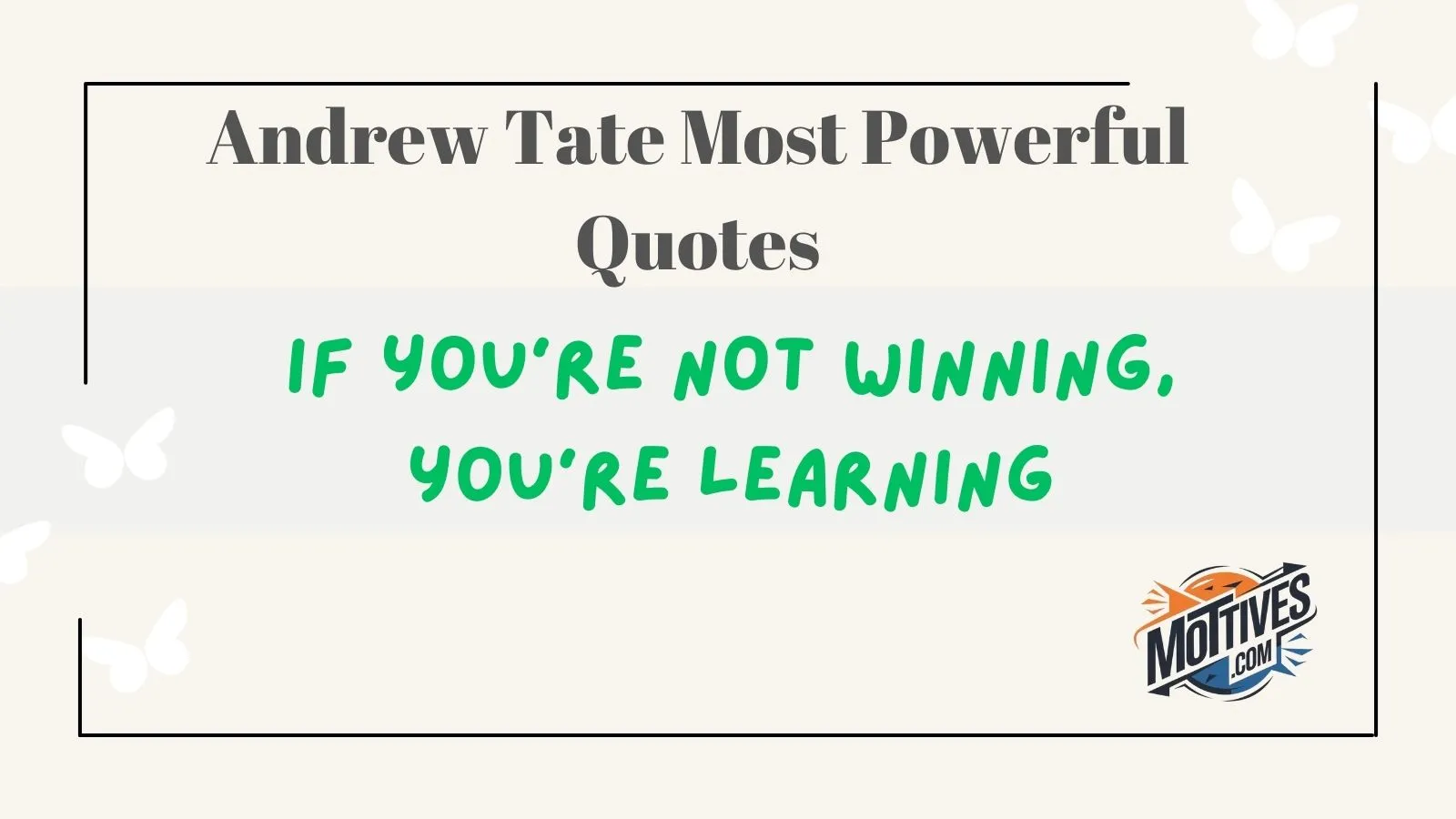 Andrew Tate Most Powerful Quotes