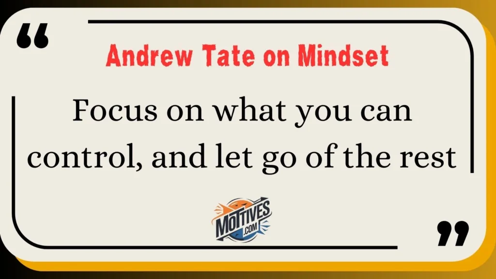 Andrew Tate on Mindset