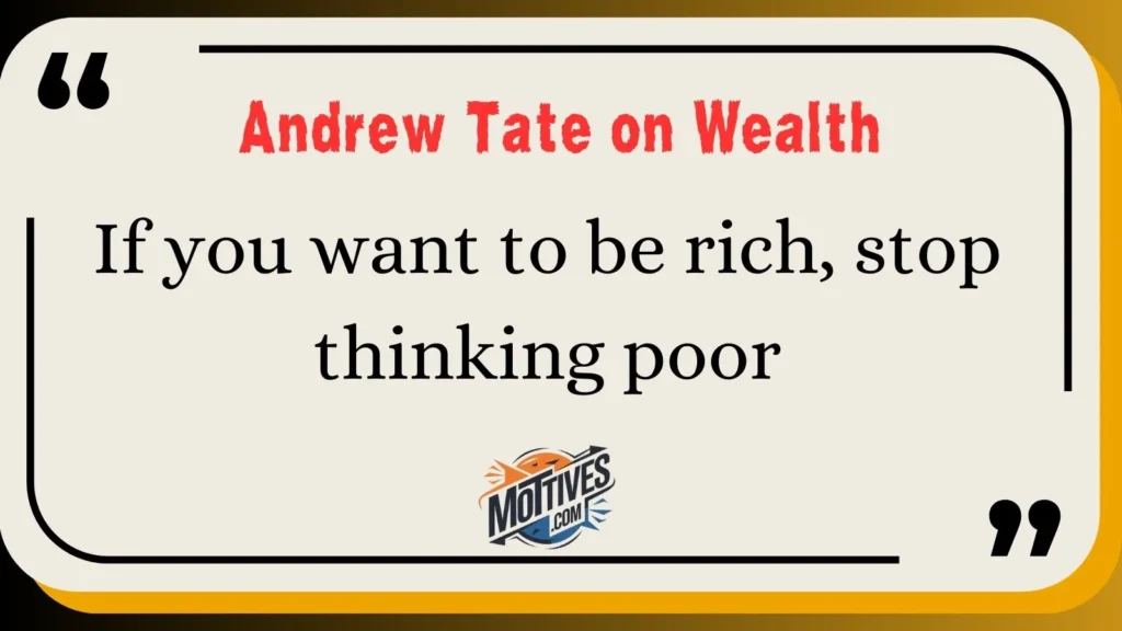 Andrew Tate on Wealth