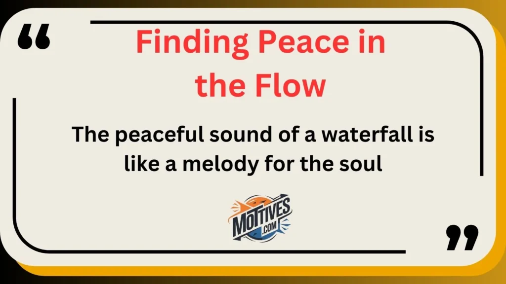 Finding Peace in the Flow