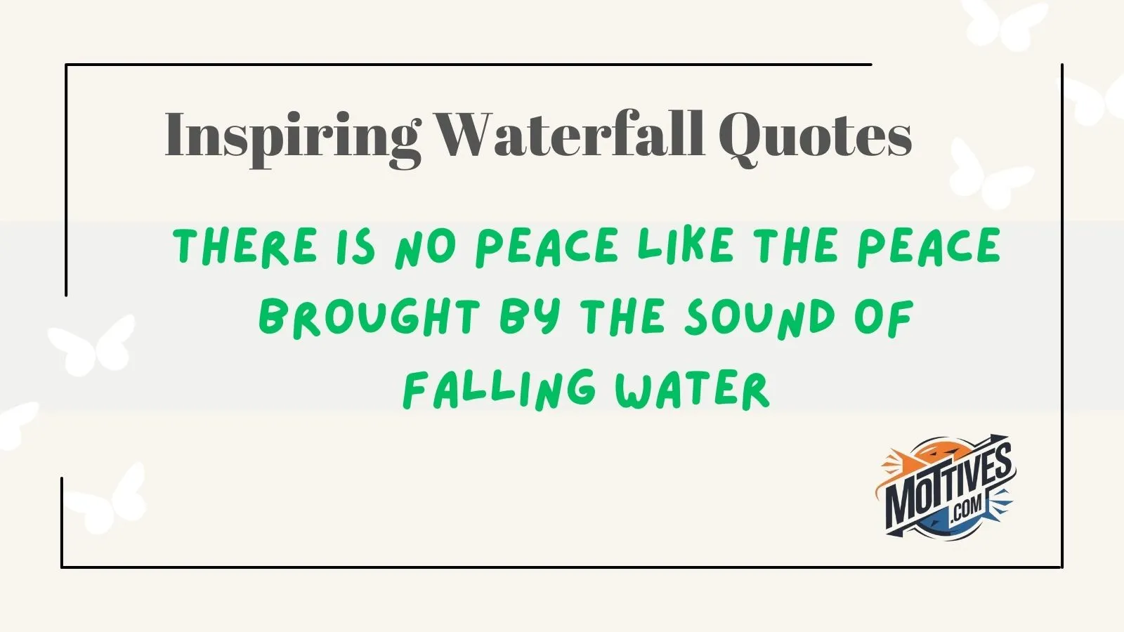 Inspiring Waterfall Quotes