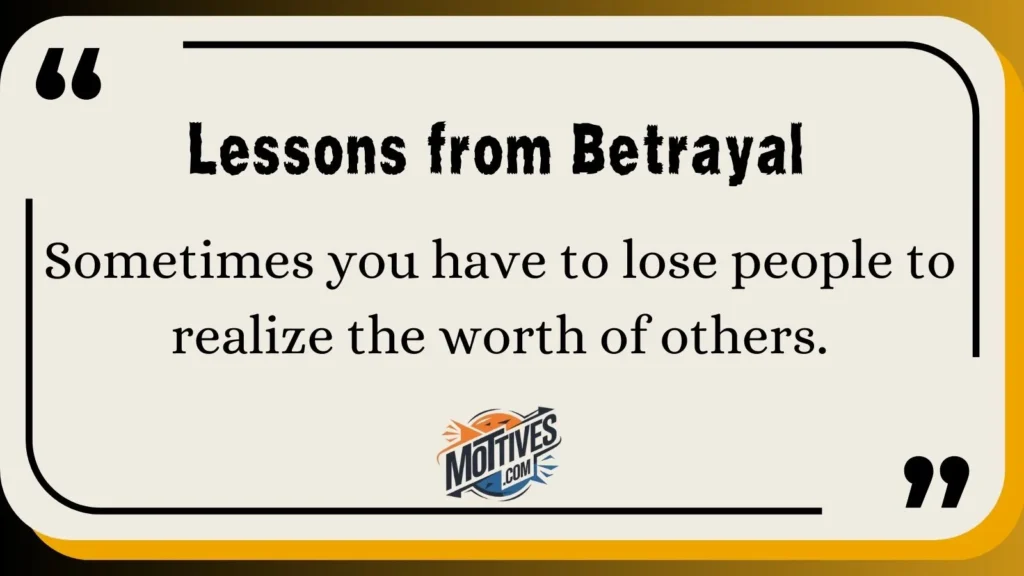 Lessons from Betrayal