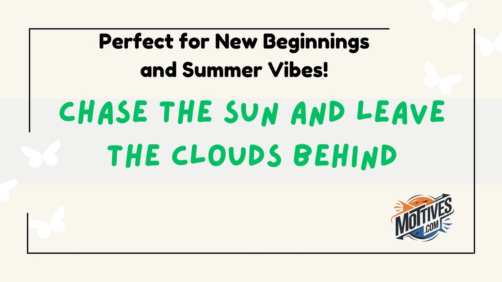 Perfect for New Beginnings and Summer Vibes!