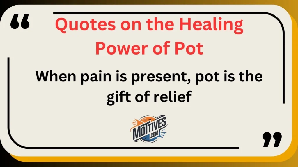 Quotes on the Healing Power of Pot