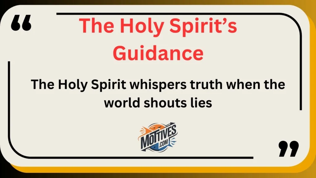 The Holy Spirit’s Guidance