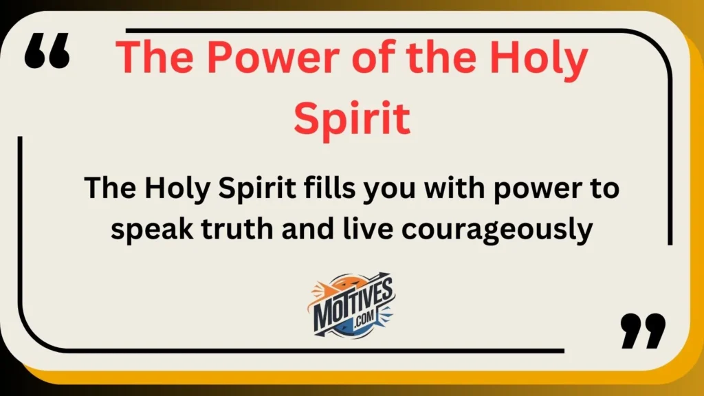 The Power of the Holy Spirit