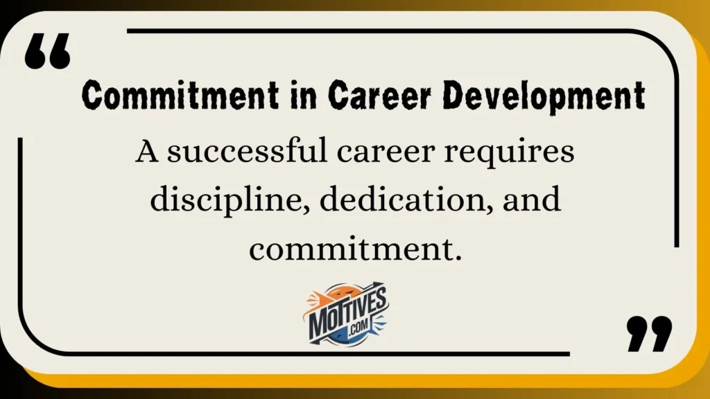 Commitment in Career Development