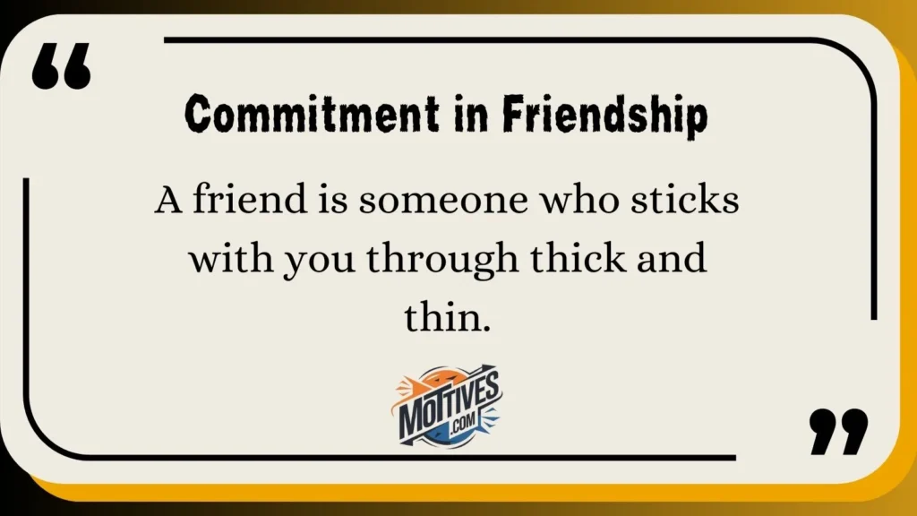 Commitment in Friendship