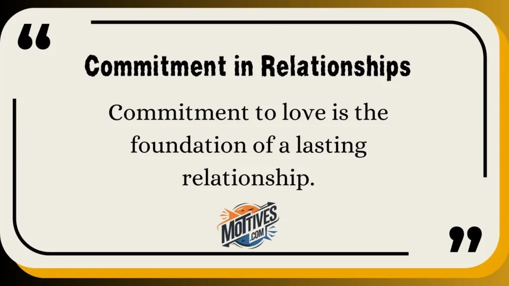 Commitment in Relationships