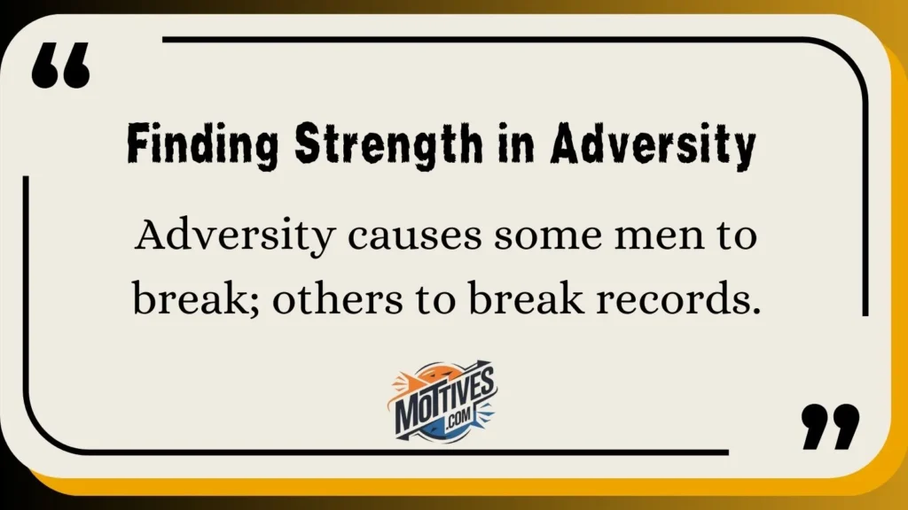 Finding Strength in Adversity