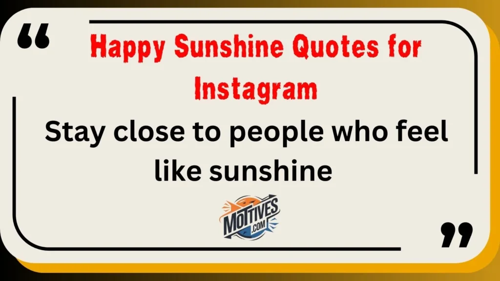 Happy Sunshine Quotes for Instagram