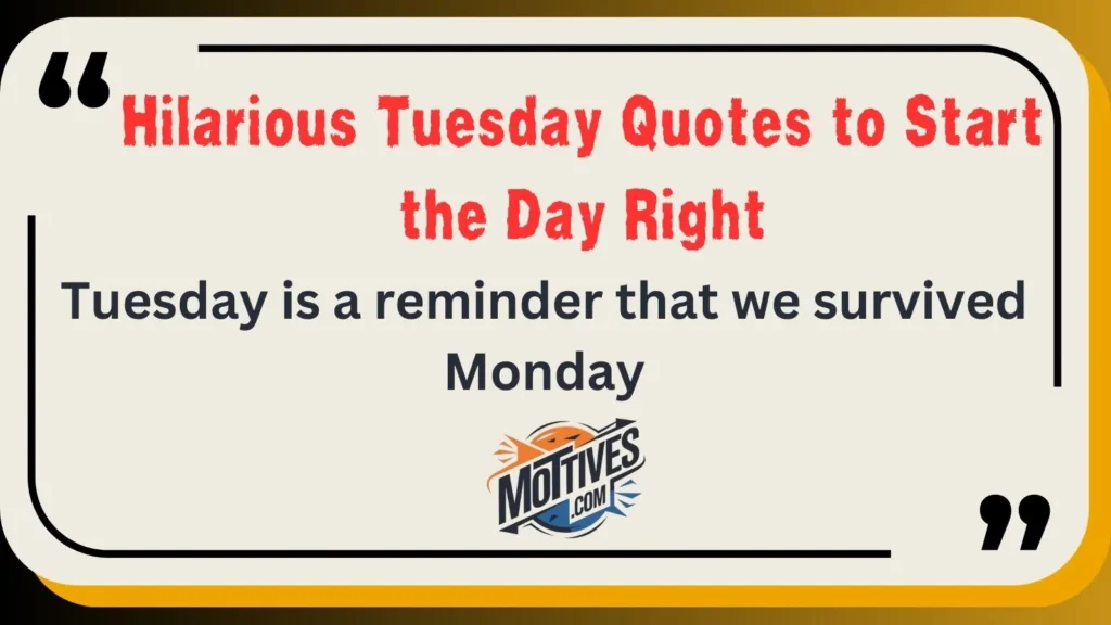 Hilarious Tuesday Quotes to Start the Day Right