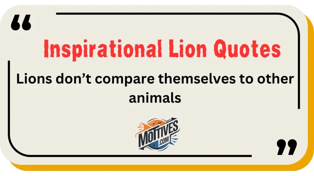 Inspirational Lion Quotes