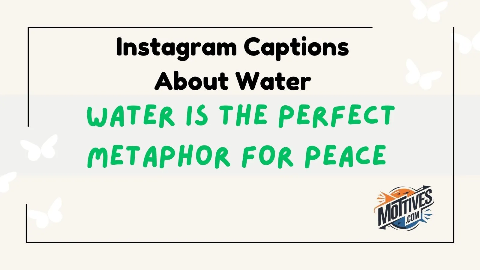 Instagram Captions About Water