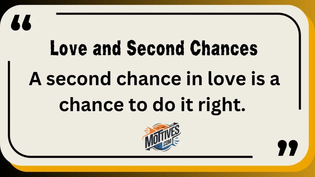 Love and Second Chances