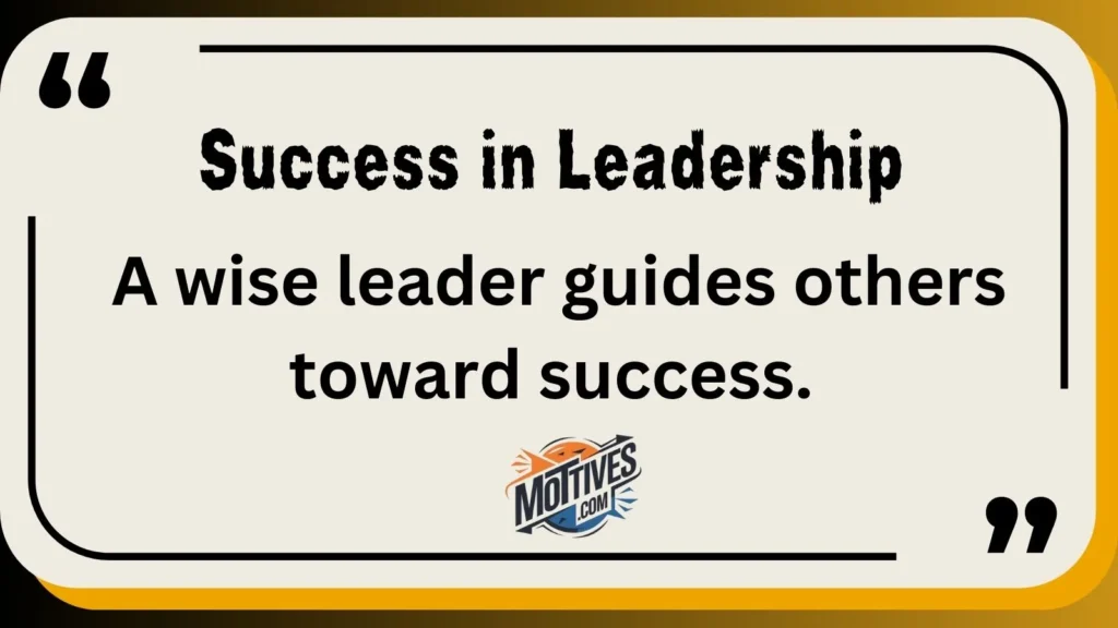 Success in Leadership