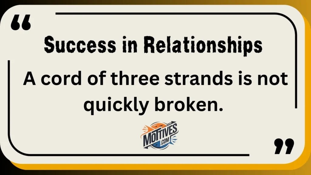 Success in Relationships