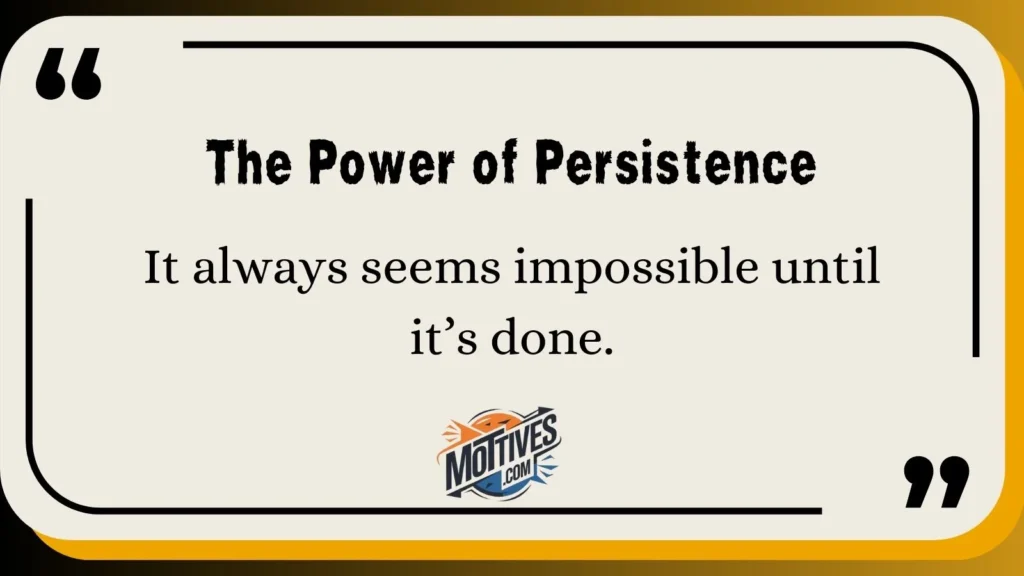 The Power of Persistence